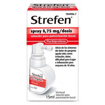STREFEN SPRAY 8,75 mg/DOSIS SOLUCION PARA PULVERIZACION BUCAL 1 FRASCO 15 ml