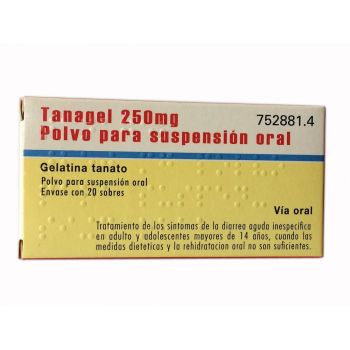 TANAGEL 250 mg 20 SOBRES...